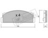 fri.tech. 088.0 Brake Pad Set, disc brake